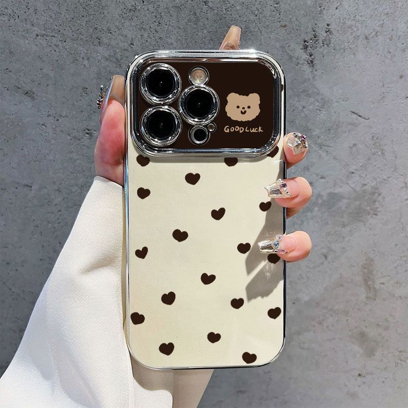 oppoReno11防摔爱心小熊保护壳