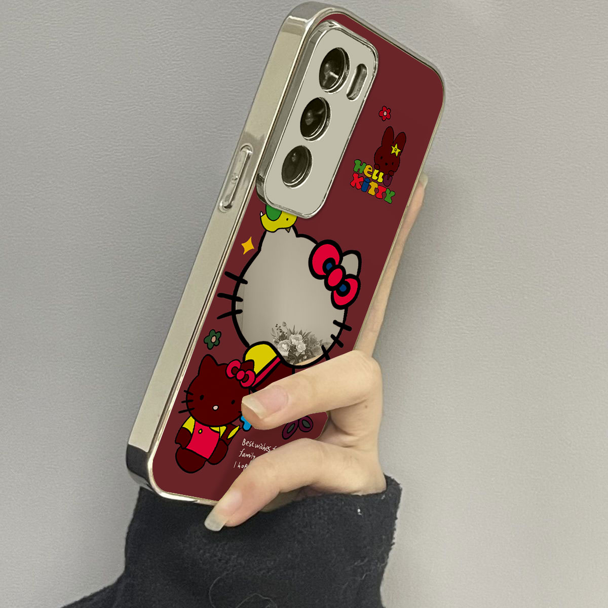 opporeno12手机壳镜面新款