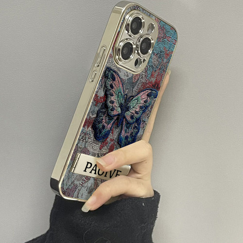 适用苹果16promax手机壳复古风