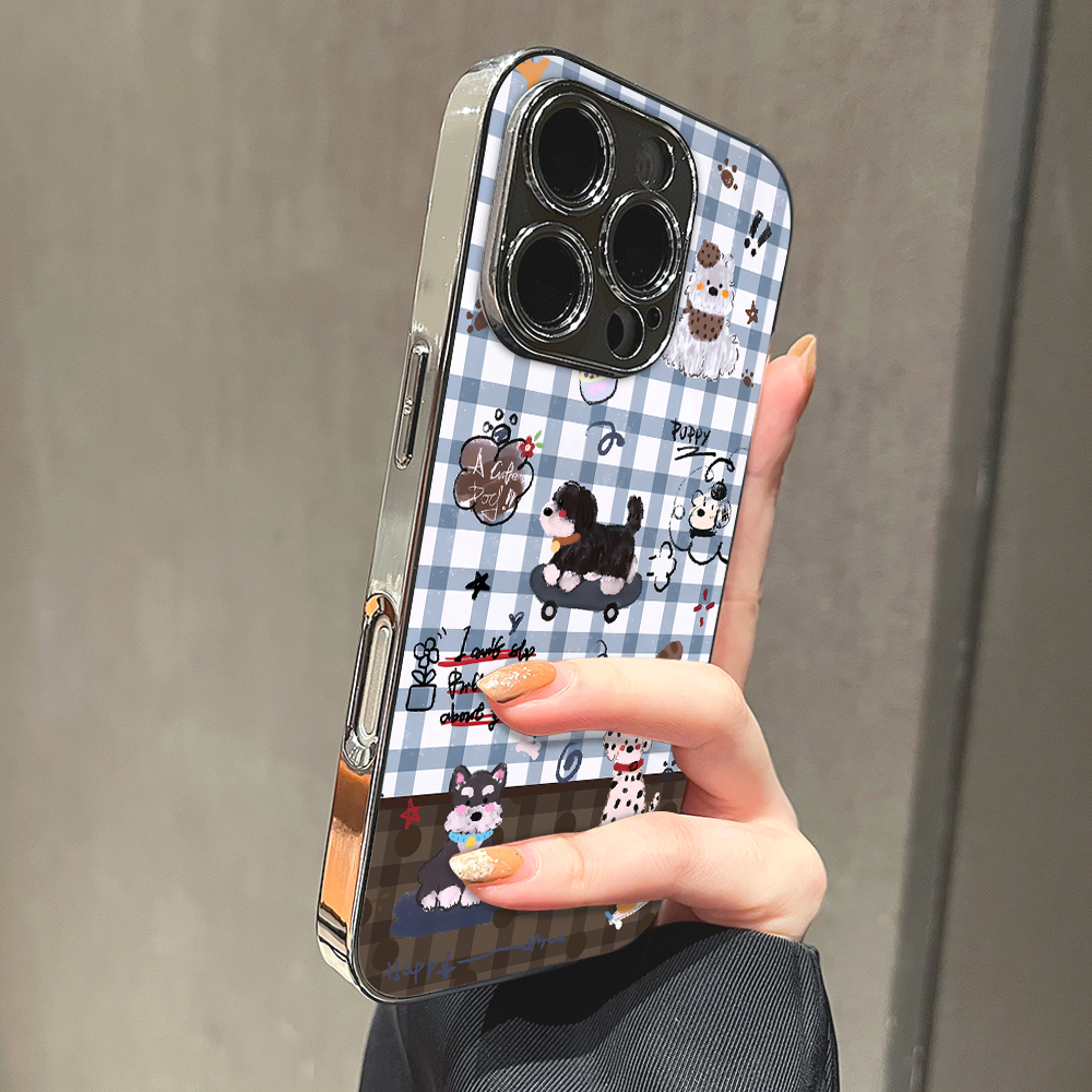 复古小狗适用opporeno14手机壳reno13新款12oppofindx8x6x7ultra6防摔5k10pro+9男8女款7情侣3k12x套oppok9s