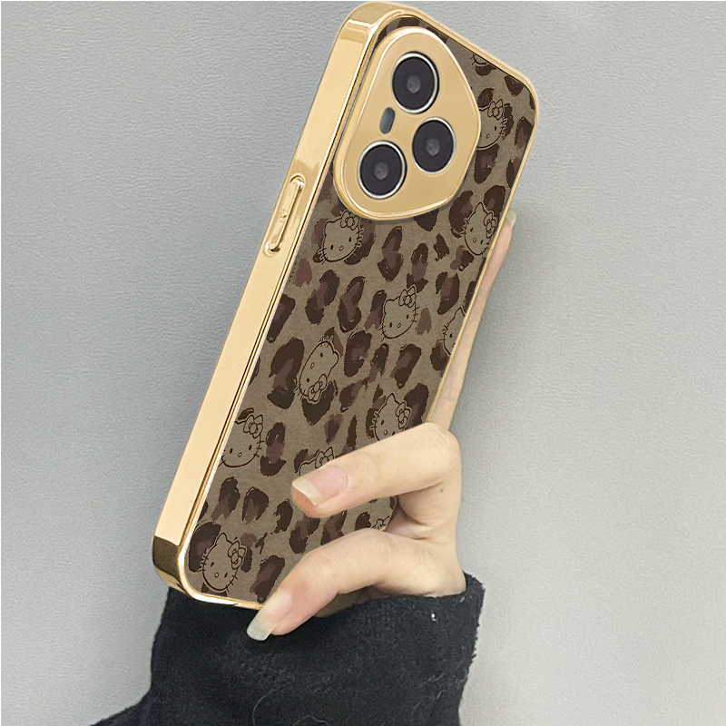 满屏豹纹适用荣耀400手机壳honor300新款200男90gt80女款100pro情侣60se魔术maigc6x40x50i+x60套4magic7pro5