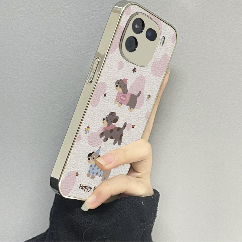 三只小狗适用vivoiqoo13手机壳11iqoo12新款10iqooneo9neo8pro男iqoou3x7se女款6情侣iqooz3z5x套z8x9turbo