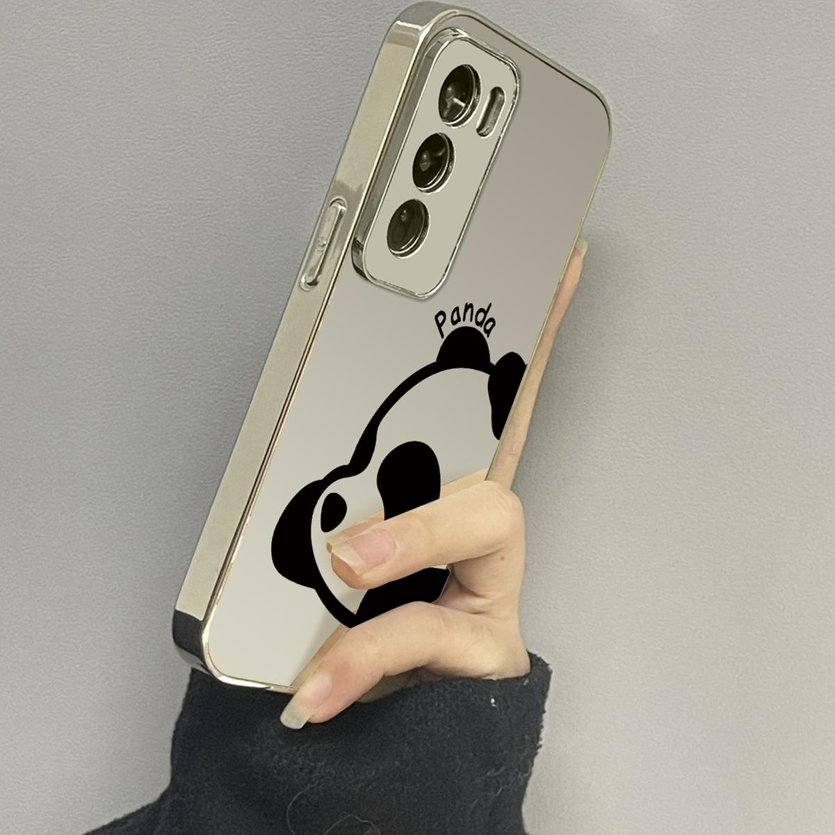 opporeno12镜面可爱手机壳