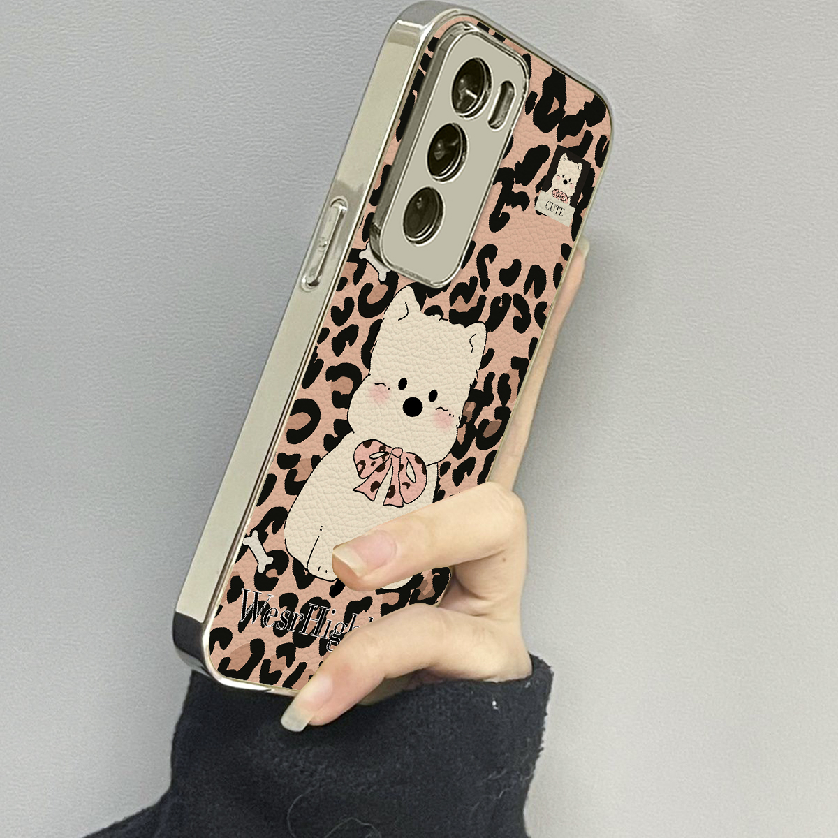 opporeno12手机壳皮质新款