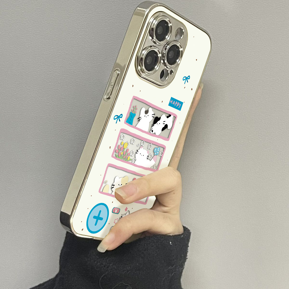 opporeno12镜面ins风手机壳