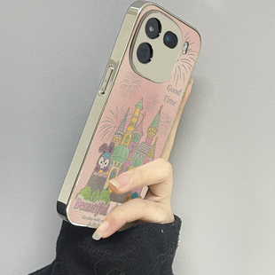 梦想城堡适用vivoiqoo13手机壳11iqoo12新款10iqooneo9neo8pro男iqoou3x7se女款6情侣iqooz3z5x套z8x9turbo