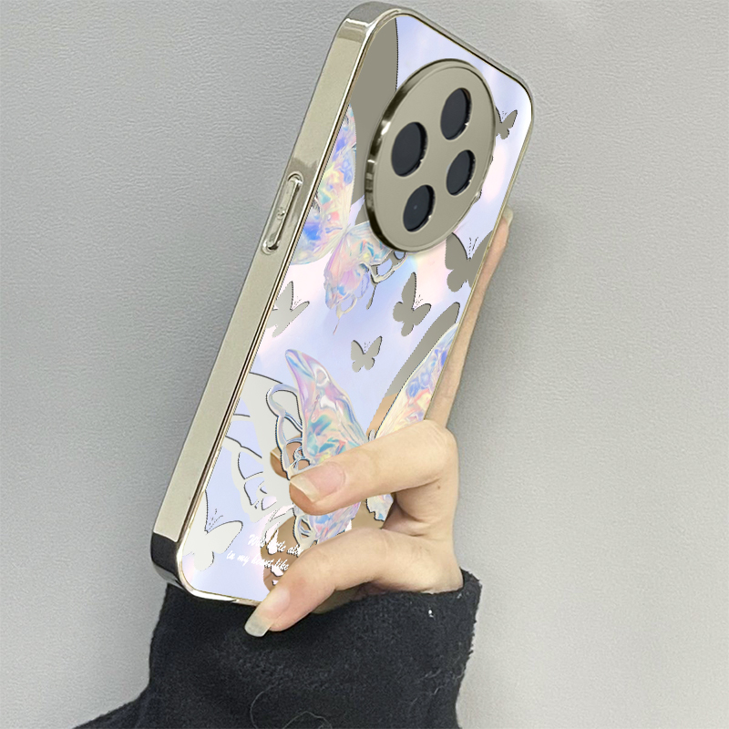 炫彩蝴蝶适用oppoa5pro手机壳a3a2新款a1a55a56a57a58a72a93防摔a53s男一加ace5女款2v13情侣oneplus12套11