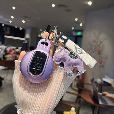 适用于宝马mini钥匙套迷你车cooper壳countryman扣JCW包f54f56F60