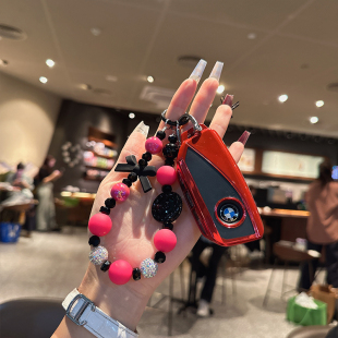 适用于24款宝马x5钥匙套新5系7系i5i7x1x2高级感女壳x5x6x7扣