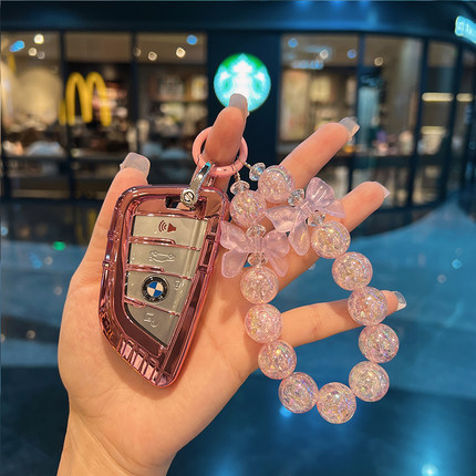 适用宝马钥匙套新5系3系7系x1x2x3x4x5x6x7刀锋530车320li扣i3包