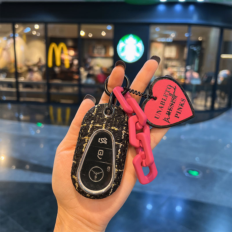 高级感满满绝绝子好看奔驰钥匙套