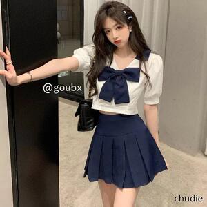 高级成人制衣定制女女装清纯漂亮的高级套装裙女新款日系短款百搭