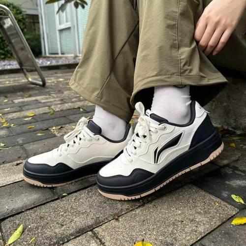 李宁天迹SOFT | 板鞋女鞋新款冬季休闲鞋经典软弹舒适低帮运动鞋