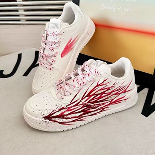 【定制球鞋】安踏轻松归龙潮简约百搭中国风潮酷涂鸦手绘低帮板鞋