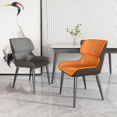 餐椅家用简约现代餐桌椅轻奢高级感酒店椅饭厅吃饭椅软包靠背凳子