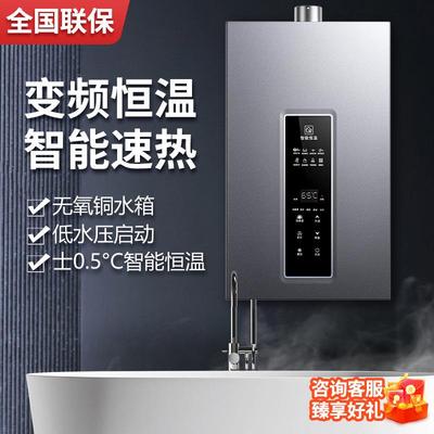 零冷水燃气热水器家用天然气液化气煤气恒温平衡式燃气款16L