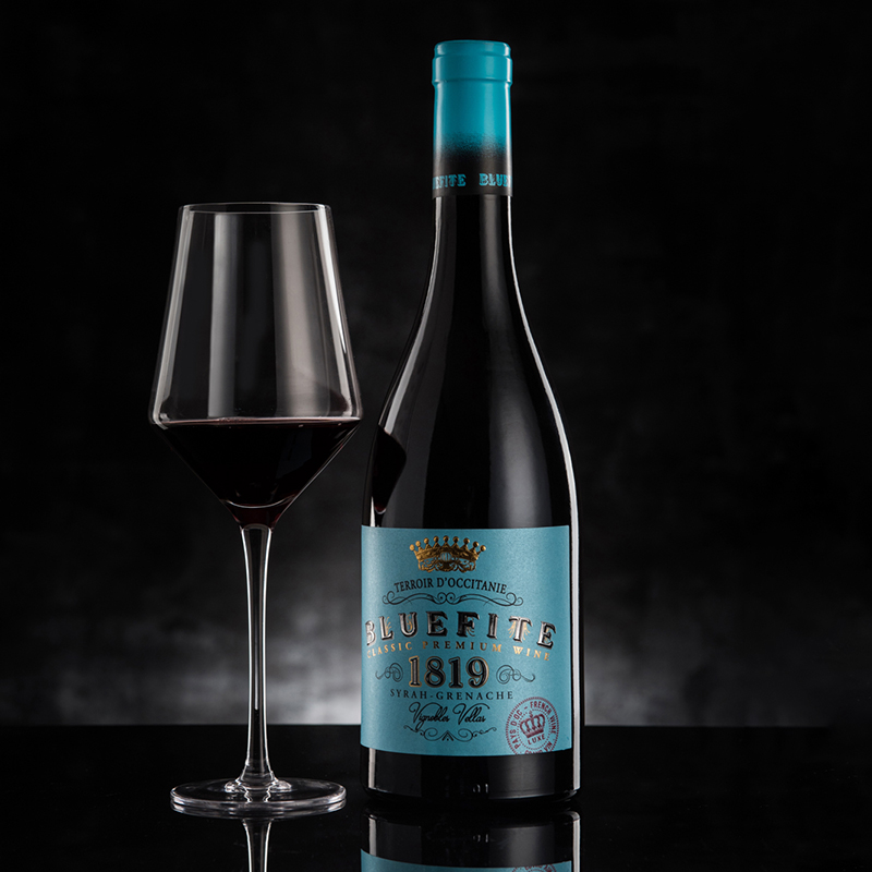 法国红酒蓝菲蓝菲·七彩蓝干红