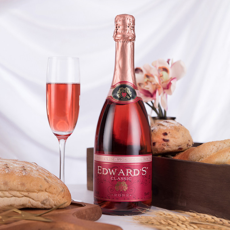 蓝菲酒业  意大利进口红酒 爱德华起泡桃红葡萄酒