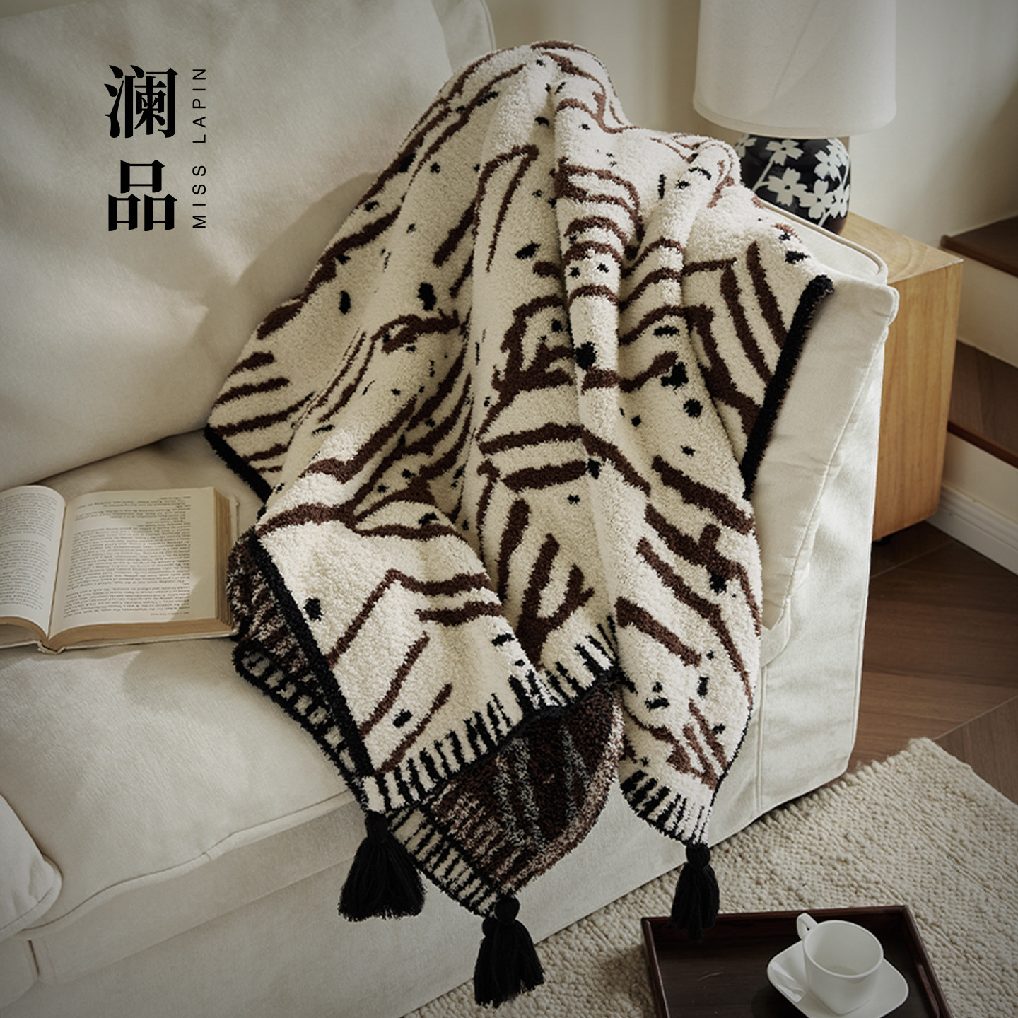 澜品『野渡』中古艺术毛毯沙图片