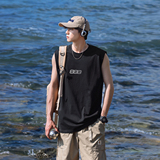 夏季美式潮牌无袖t恤坎肩上衣1308BX8801P25控38，男装T恤，星座1308