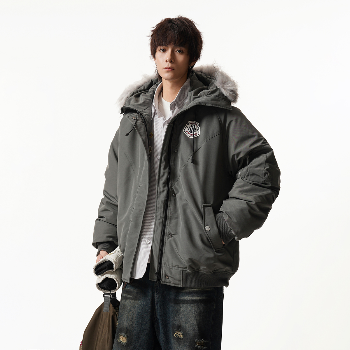 深度库存1W件大毛领连帽棉服直播品质MF2510特P100,男装棉衣,星座1308 深度库存1W件大毛领连帽棉服直播品质MF2510特P100,男装棉衣,星座1308