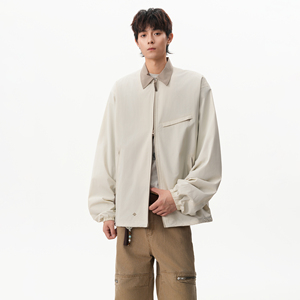 25秋新款工装美式复古夹克宽松翻领外套 ZJK684 P75,男装夹克,星座1308