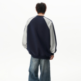 25秋新款校园风圆领条纹重磅卫衣宽松中性ZWY92P68，男装卫衣，星座1308