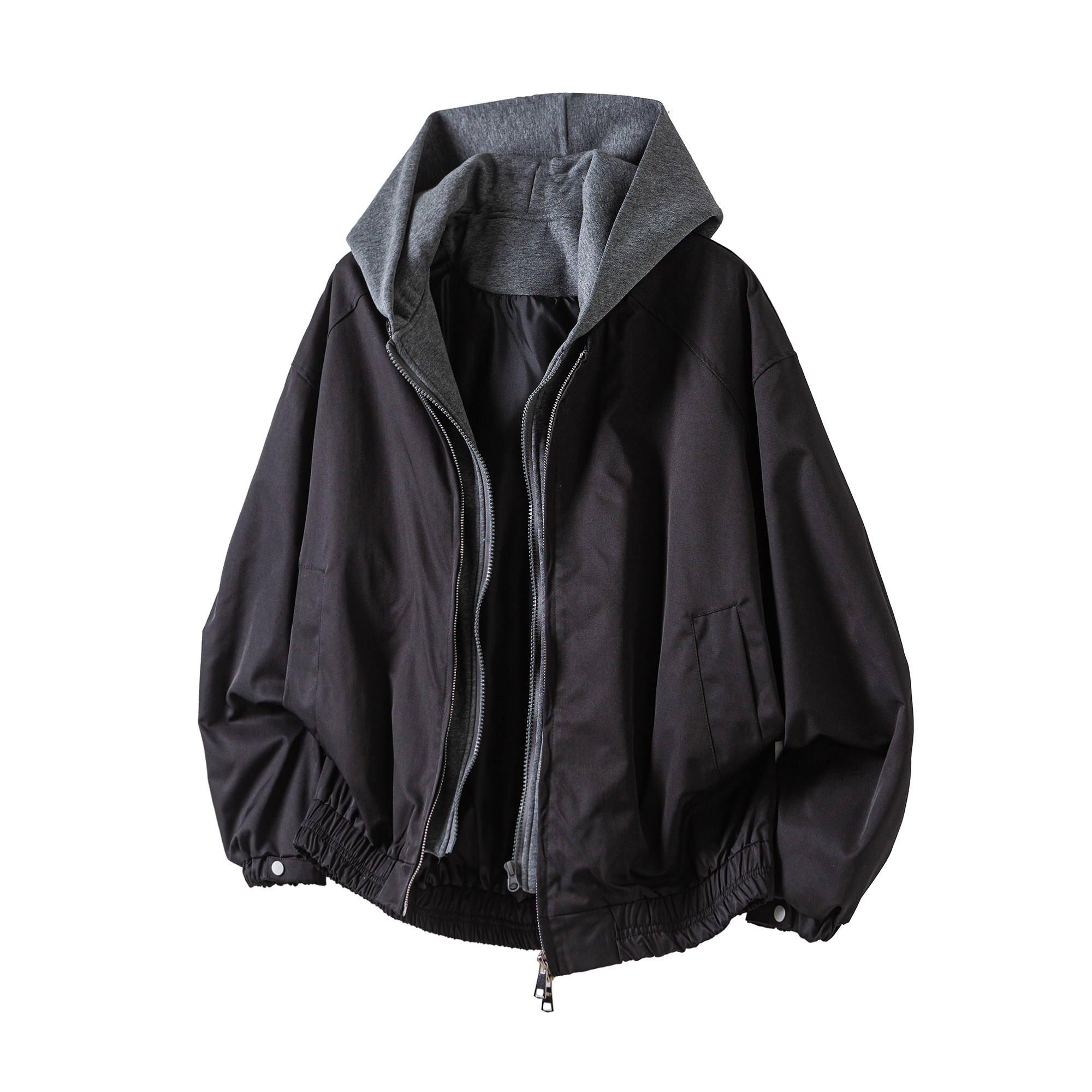 26新款假两件连帽夹克外套JK695P75，男装夹克，星座1308