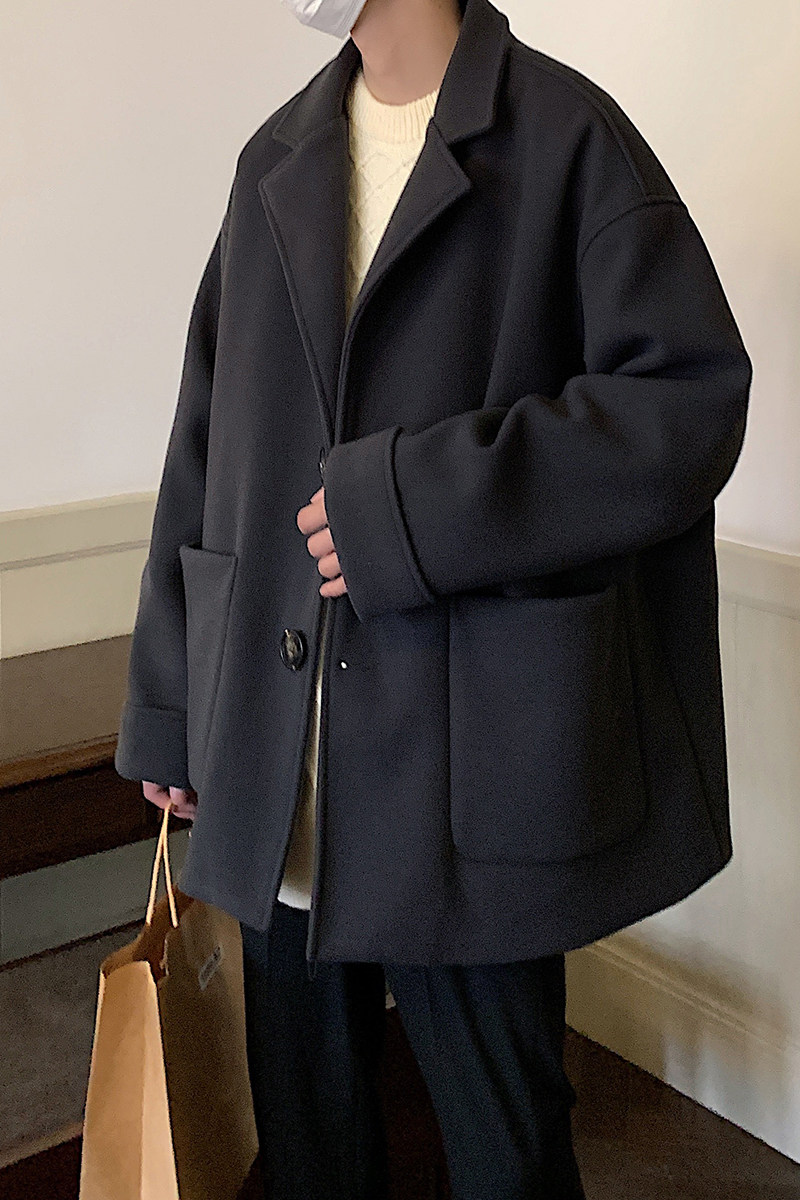 23秋季宽松呢料大衣外套1308DY01特P60,女装短外套,星座1308