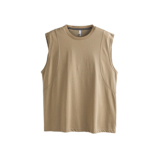25夏季新款纯色无袖拼接宽肩背心KJBX10P25，男装背心/马甲，星座1308