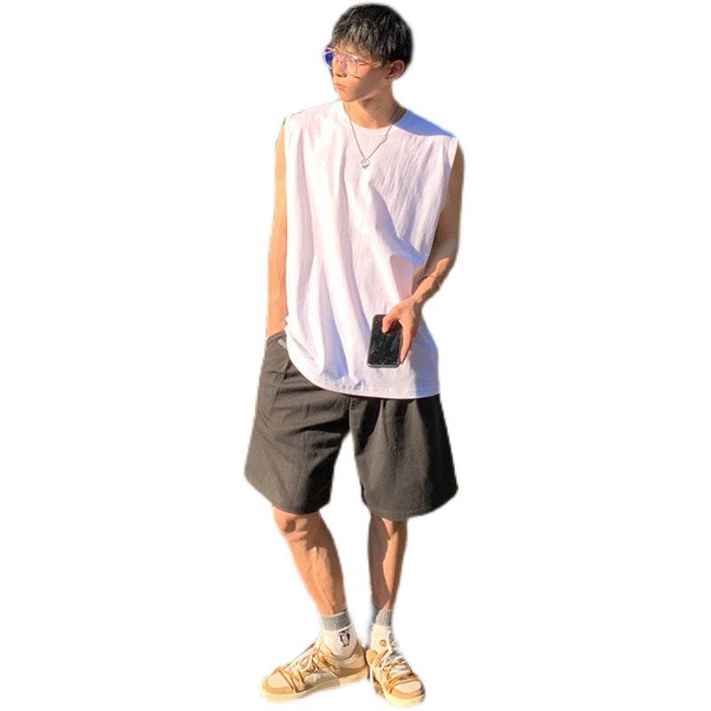 24夏季新款纯色背心1308BX01P25控38,男装背心/马甲,星座1308