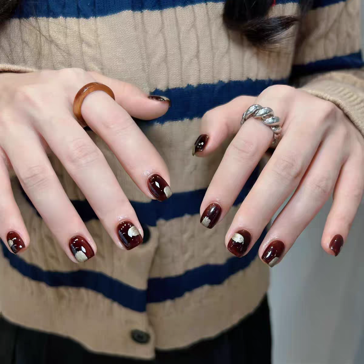 秋冬高极感纯手工穿戴甲