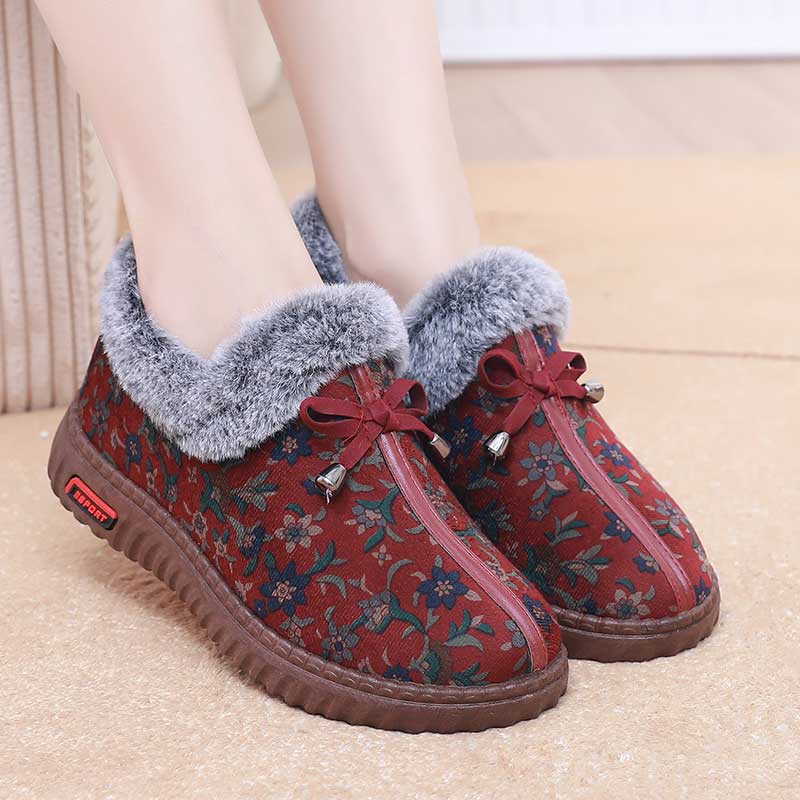 加厚保暖冬季老北京棉鞋金竹沃