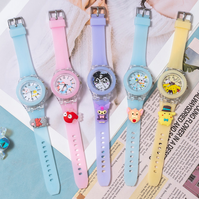 儿童手表卡通可爱小学生小孩男童女孩礼物电子表只看时间玩具生日
