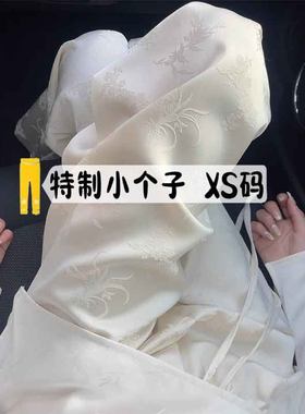 抽绳新中式国风裤子女春夏小个子