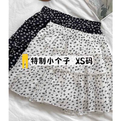 小个子松紧腰芭蕾风短款蛋糕裙