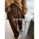 xs码 145小个子阔腿裤 子女秋冬加绒150垂感直筒显高抽绳九分休闲裤
