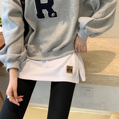 小屁帘子女秋冬季卫衣打底