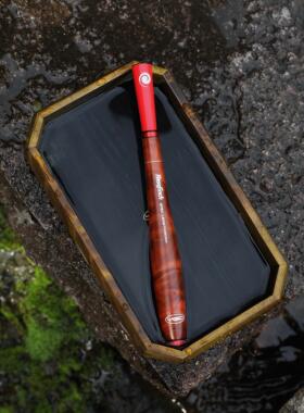 YGC国风朱雀红色小物钓专用鱼竿便携溪流手杆露营户外迷你鱼竿