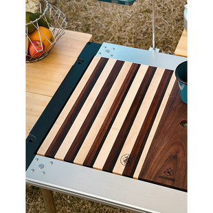 燕十山露营实木拼接条纹igt桌面一单元板雪峰等igt桌子通用桌板