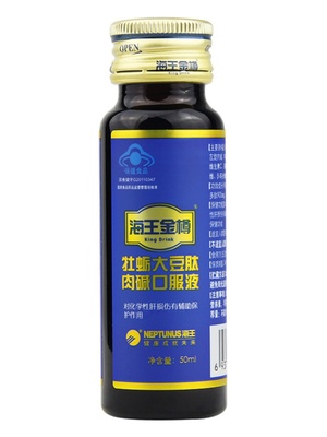 海王金樽牌牡蛎大豆肽肉碱口服液50ml/瓶保护化学性疲dy15