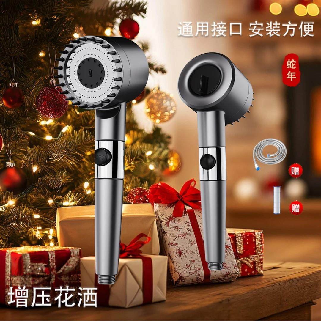 云伯铂手持增压花洒多功能强劲大出水淋浴喷头加压洗澡沐浴莲蓬头
