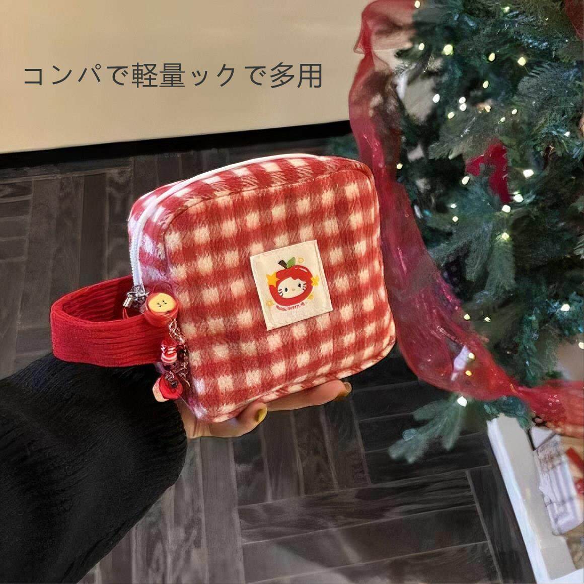 日本姨妈巾收纳包便携式大容量简约外出月事包卫生巾收纳袋拉链包