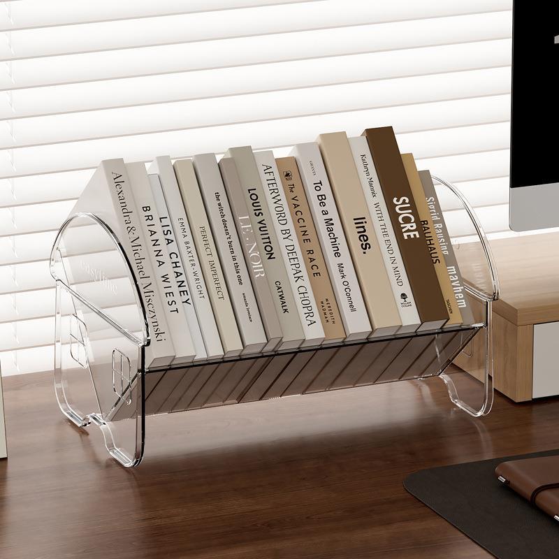 日本精工书本收纳架桌面书架办公室杂物文件夹资料收纳学生置物架