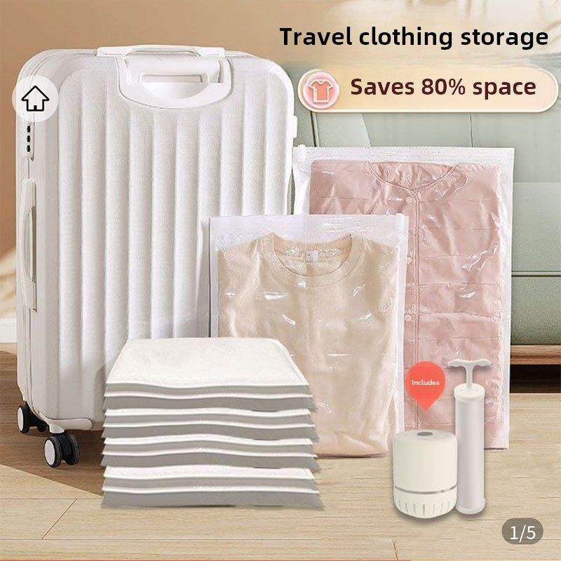 小当家百货公司真空压缩袋旅行服装棉被专用加厚排气可重覆使用收