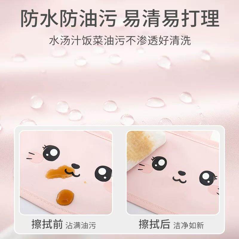 防【下单立XEV减50】夏季无脏袖网眼口水巾防宝宝围兜吃饭水ZF