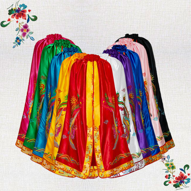 凤凰披风泰山奶奶老母斗篷披肩