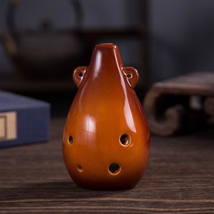 专业演奏六孔中音AF调陶笛埙简单易学女生便携民族小型乐器