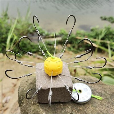 翻板钩纯手工钢丝硬线o翻板钩朝天钩钱塘江飞钩郁南钩鲢鳙钩八爪