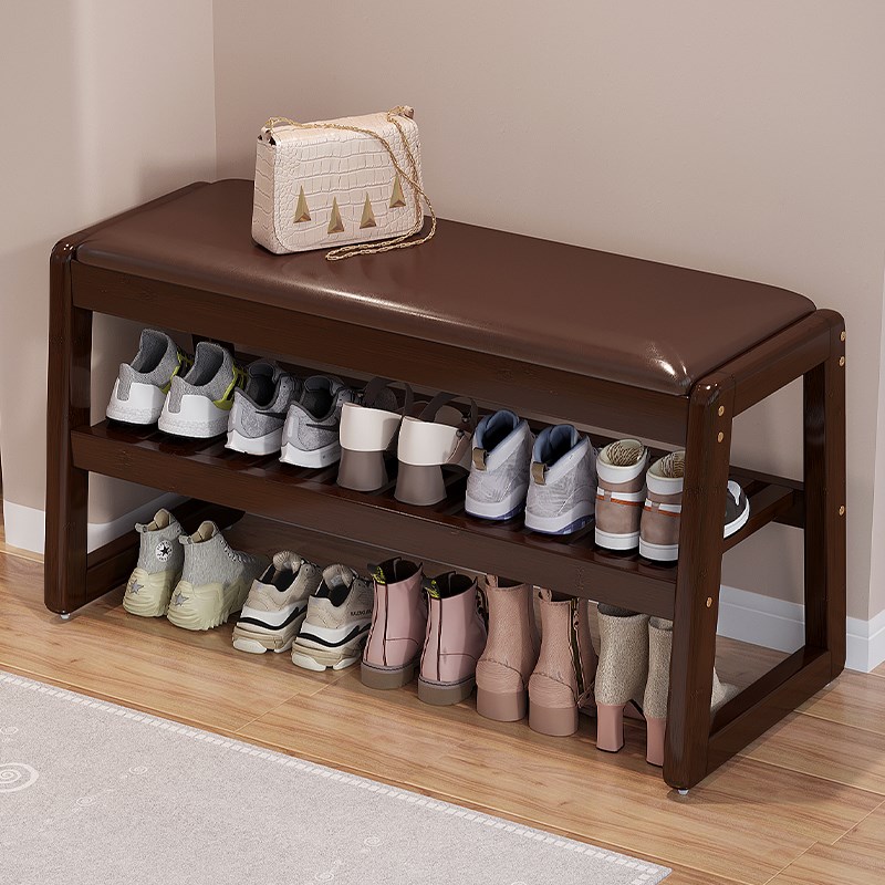 入户适老换鞋凳家用可坐收纳鞋柜试衣间凳子轻奢高级感进门穿鞋凳